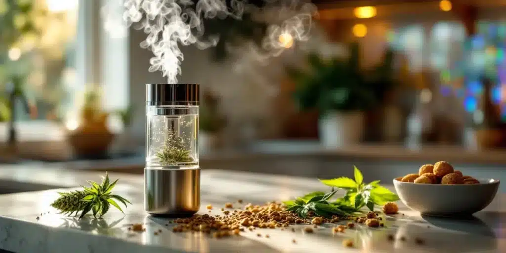 Zeitgemaesse Konsumarten wie Vaporizer als Alternative zum klassischen Gras rauchen