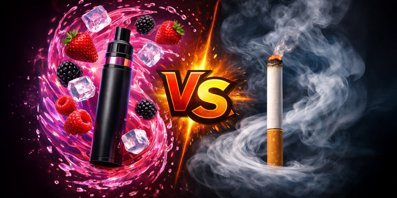 Dampfrisiken beim Vapen im Vergleich zum Rauchen – Verbraucherwissen und Dampfinformationen für Deutschland