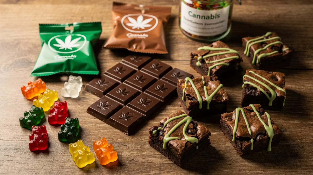 Exklusive essbare Produkte und Premium Süßwaren mit präziser THC Dosierung