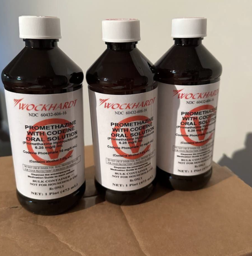 Wockhardt Promethazin Flasche in der Nahaufnahme