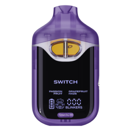 Boutiq Switch V4 Einweg Vape Gehäuse in modernem Schwarz