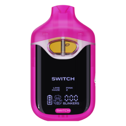 Boutiq Switch V4 Gehäuse mit dualen Sichtfenstern für Lime Haze und Pink Z Öl