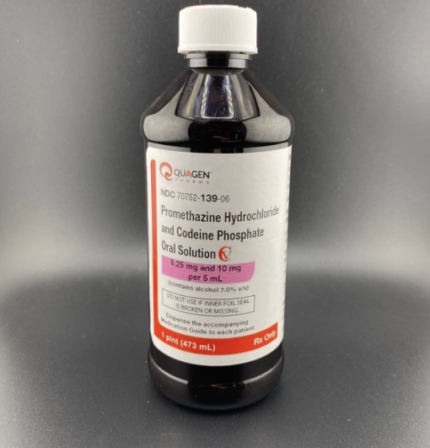 Quagen Pharma Promethazine Codeine Flasche Originalverpackung