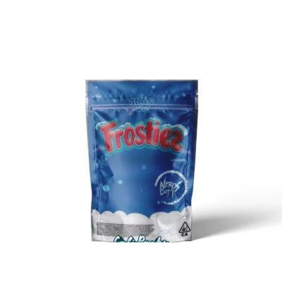 Frostiez Joke’s Up 40g Packung mit harzigen Cannabis Blüten