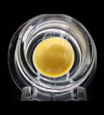 Beezle Cindy 99 Budder Dose mit goldener Textur auf dunklem Hintergrund
