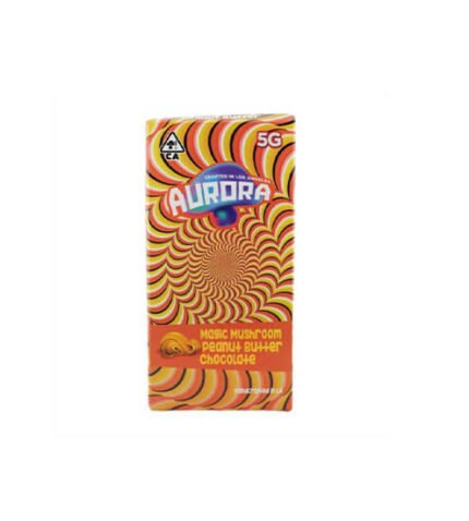 Aurora Peanut Butter Magic Mushroom Chocolate Bar 5G Verpackung Vorderseite