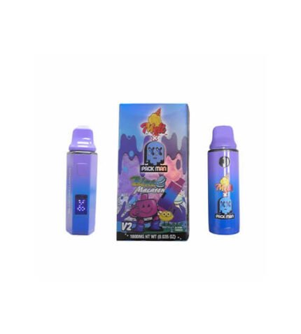 Pack Man Blue Macaron NEW V2 Einweg Vape mit LCD Display