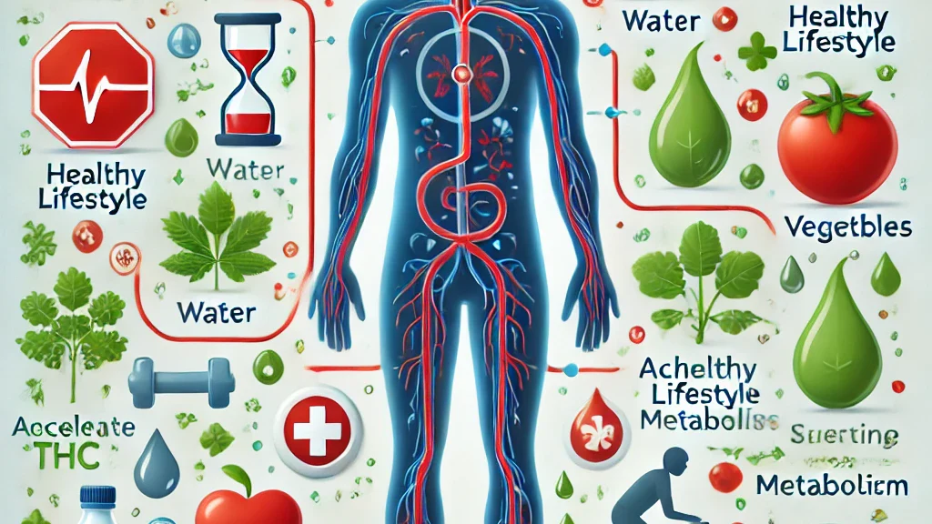 Infografik zur Frage wie lange ist THC nachweisbar im menschlichen Körper